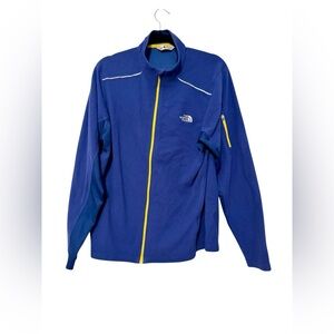 The North Face Men's Performance Jacket in Blue and Yellow